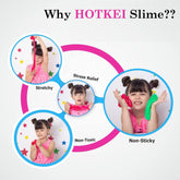 HOTKEI Fruit Scented Neon Color Slime Gel for Kids 1 Kg and 5 kg Slime Bucket